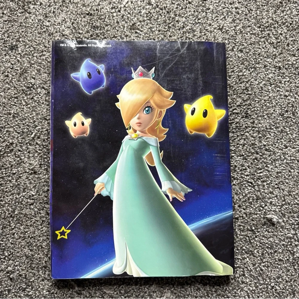 Nintendo Super Mario Galaxy Premiere Edition Strategy Guide Book No Poster Used